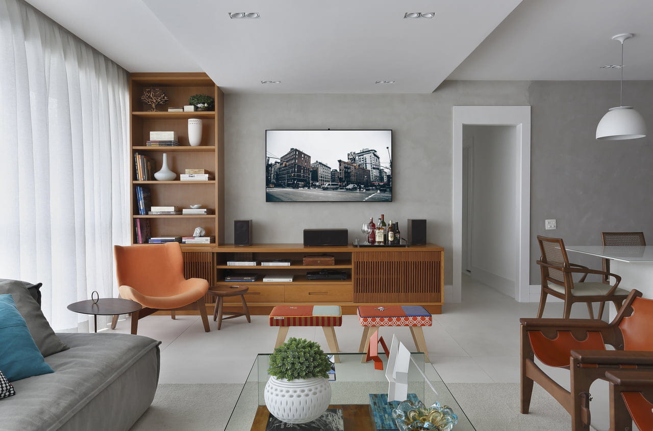 5 Dicas para usar Cinza na Sala de Estar