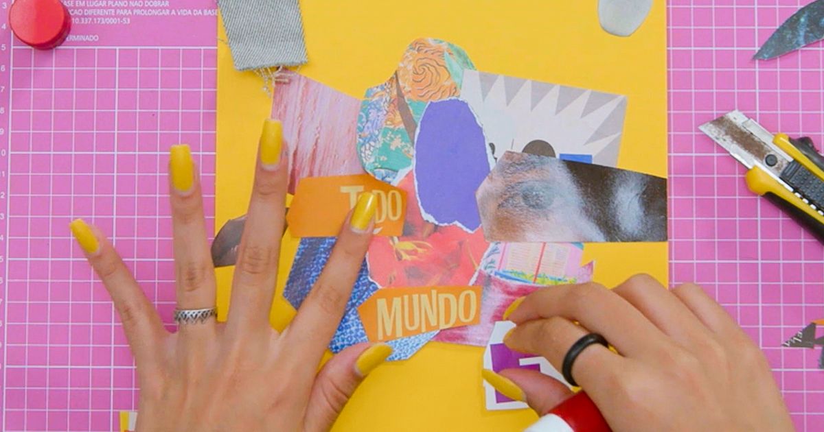 colagem como fazer