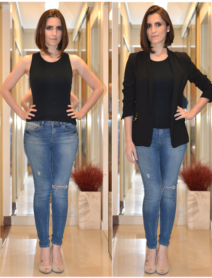 como diminuir o quadril na roupa