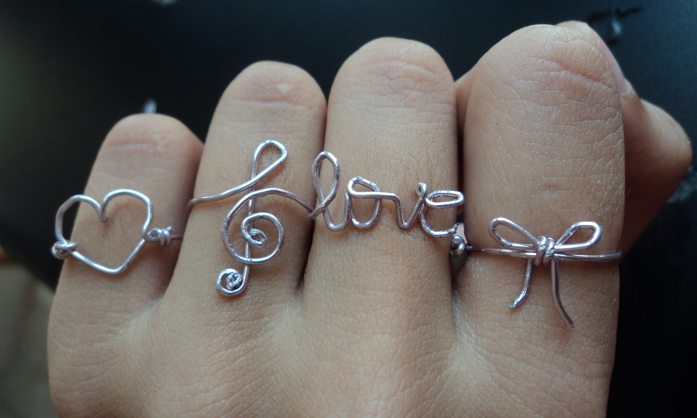 Como fazer anéis de resina