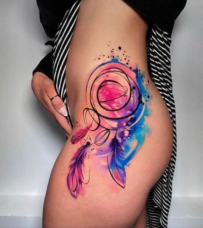 como fazer aquarela tatuagem