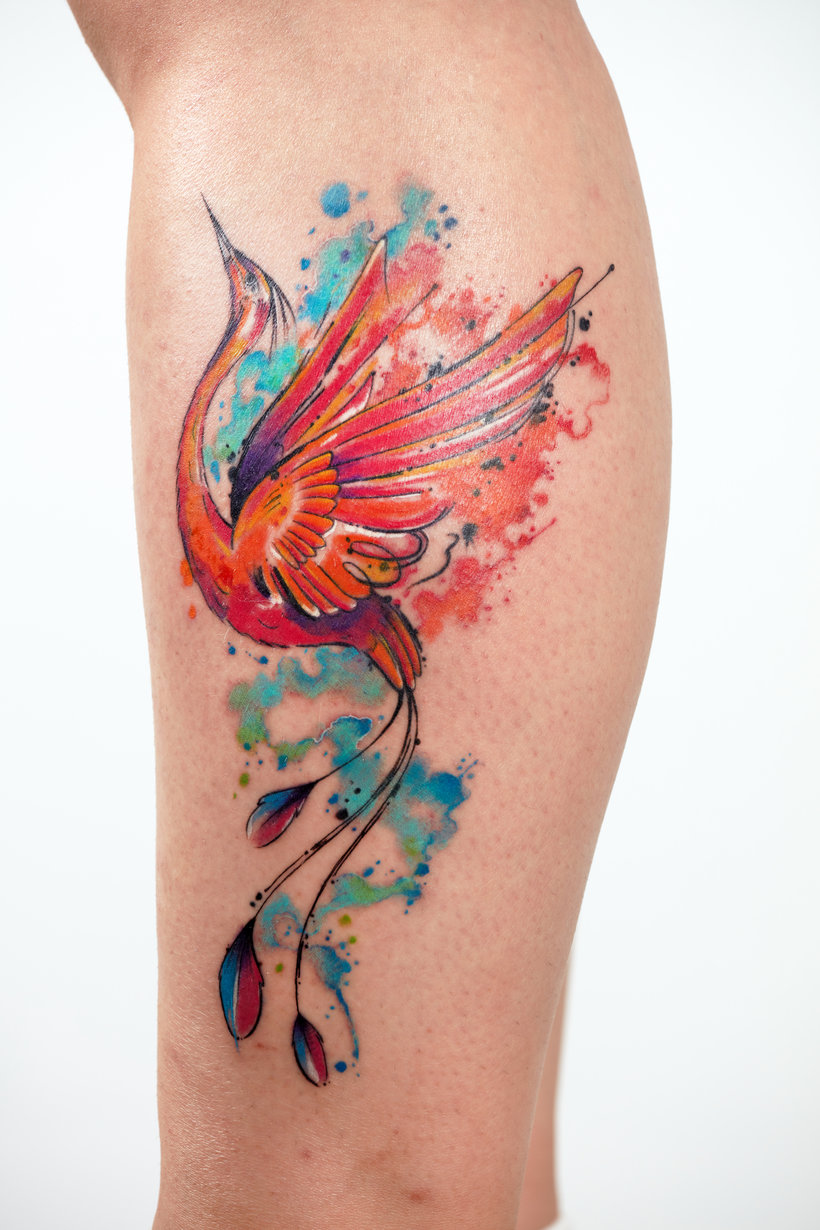 ideias de tatuagem aquarela feminina e masculina