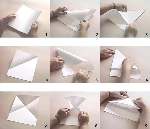 Tutorial de avião de papel que faz curvas