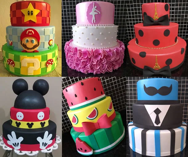 5 Ideias de Temas para Bolo Fake em EVA