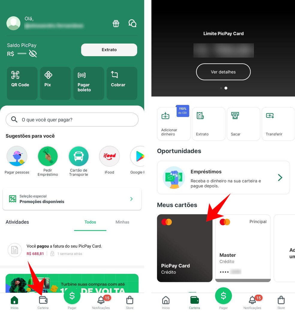 como fazer cartão picpay