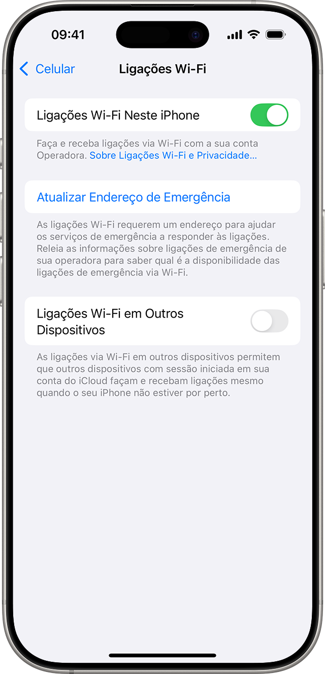 como fazer chamadas wifi
