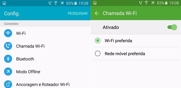 Wi-Fi Calling em viagens internacionais