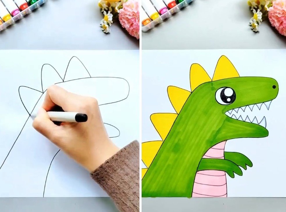como fazer desenho infantil