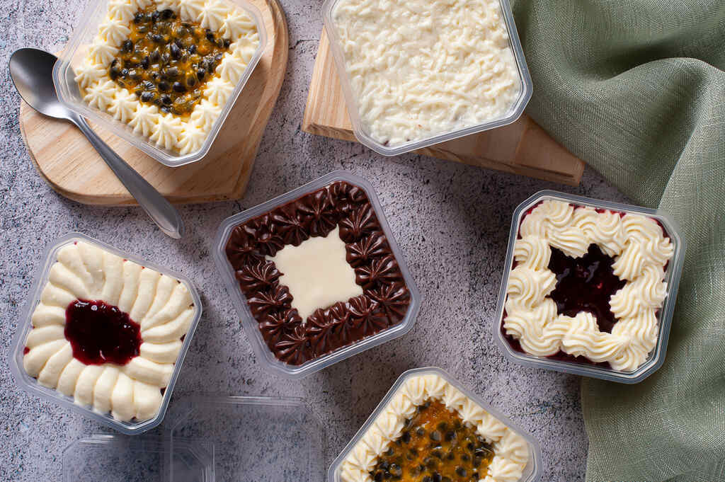 como fazer embalagem bolo pote