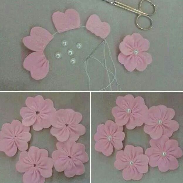 como fazer flor de fuxico para iniciantes