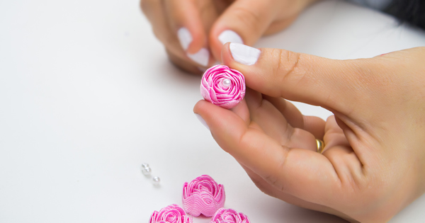 florzinhas de papel seda