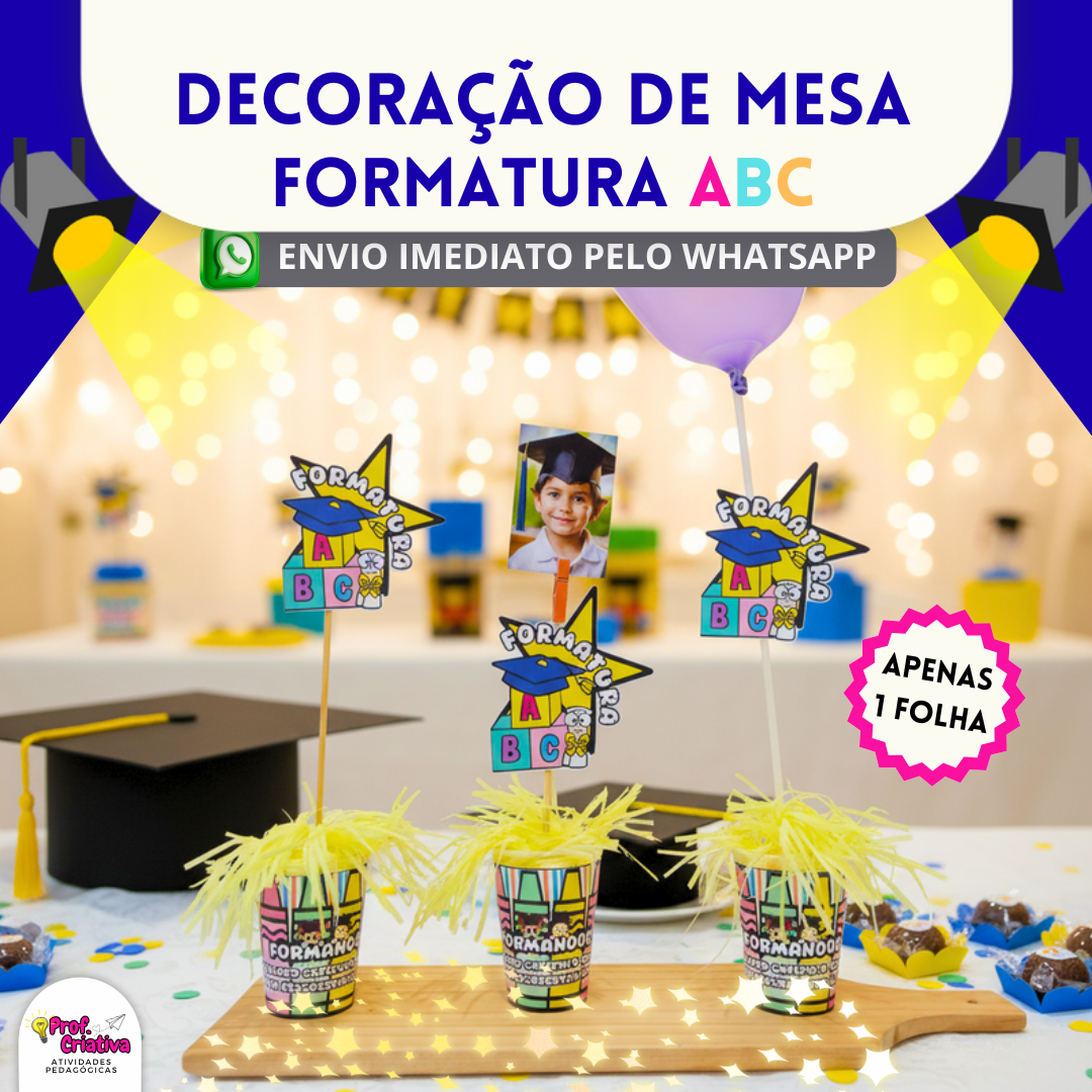 como fazer formatura abc