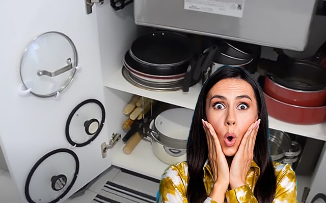 dicas para guardar panela de pressão em armário pequeno