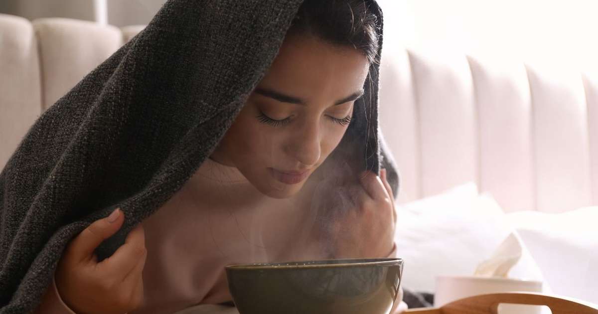 como fazer inalação caseira sinusite