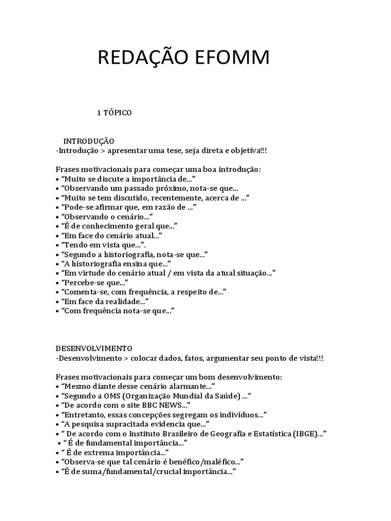 como se preparar para efomm e ser aprovado