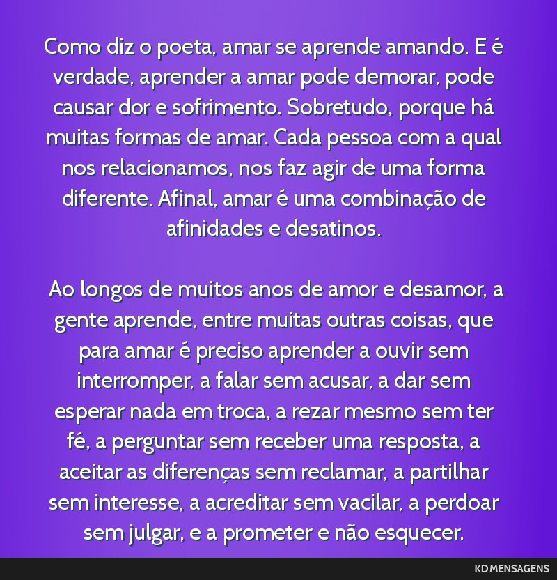 5 sinais de amor verdadeiro