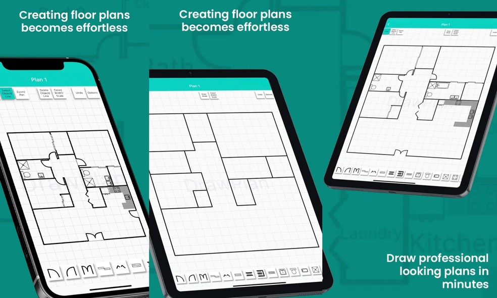como fazer planta de casa no celular