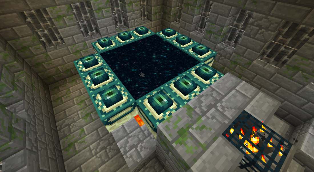 como fazer portal do fim