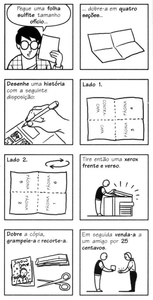 como fazer revista em quadrinhos