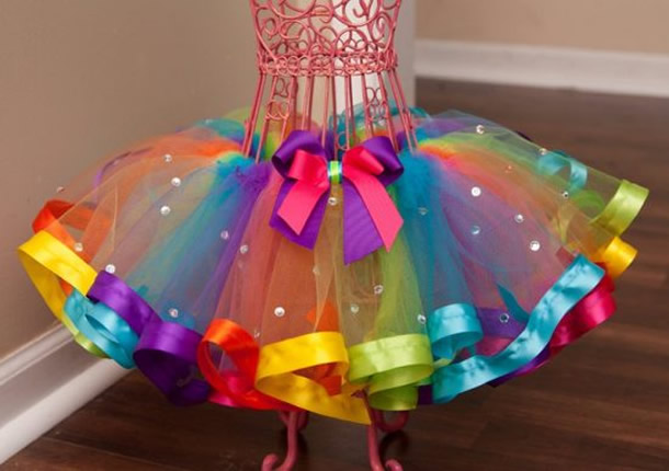 como fazer saia tutu festa infantil