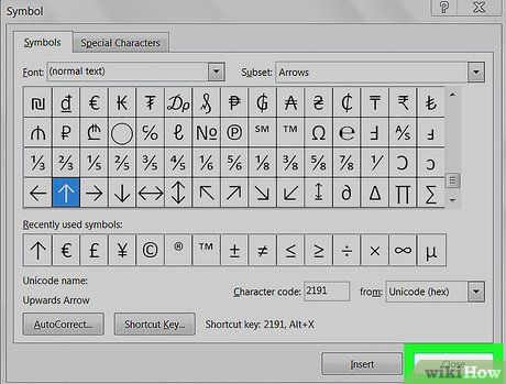 erros comuns ao inserir setas no word