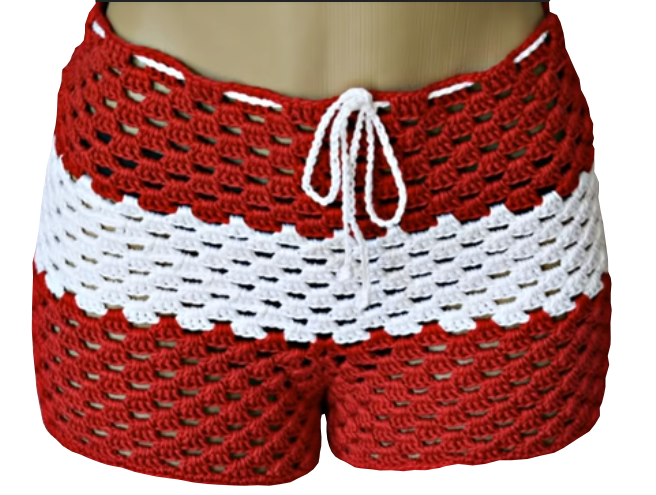 como fazer short de crochê para iniciantes
