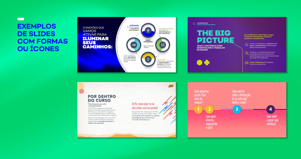 ideias criativas para slide de fotos de casamento