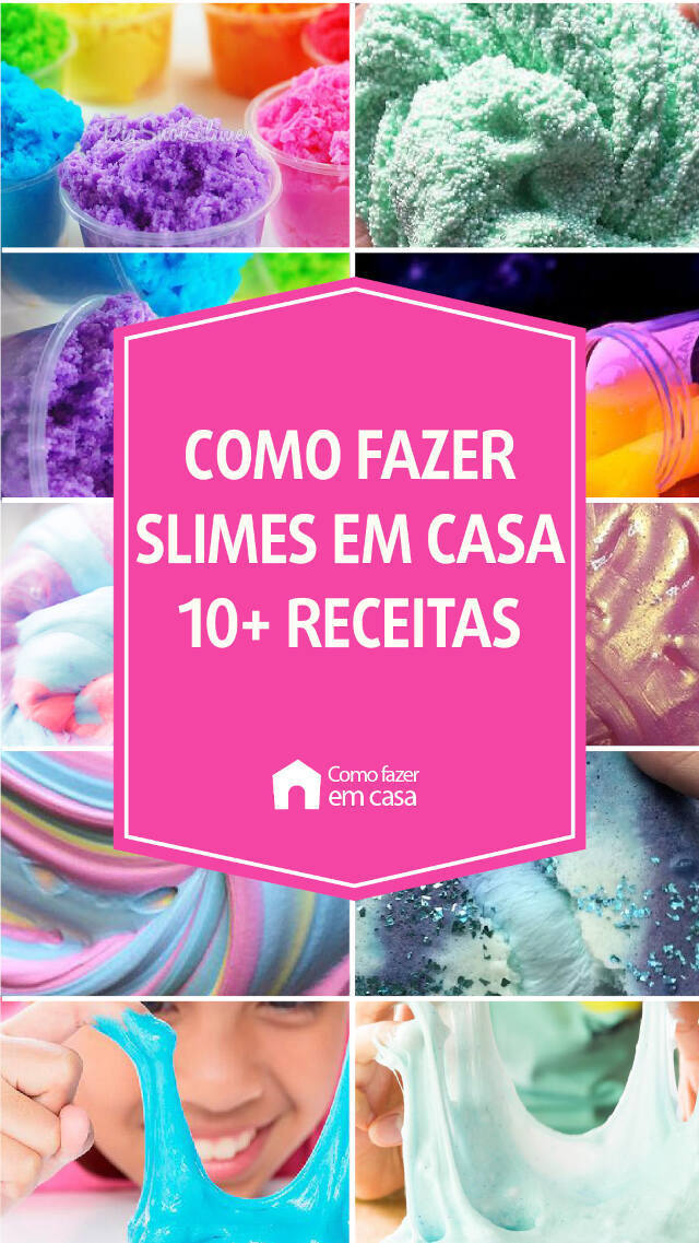 como fazer slime só com detergente