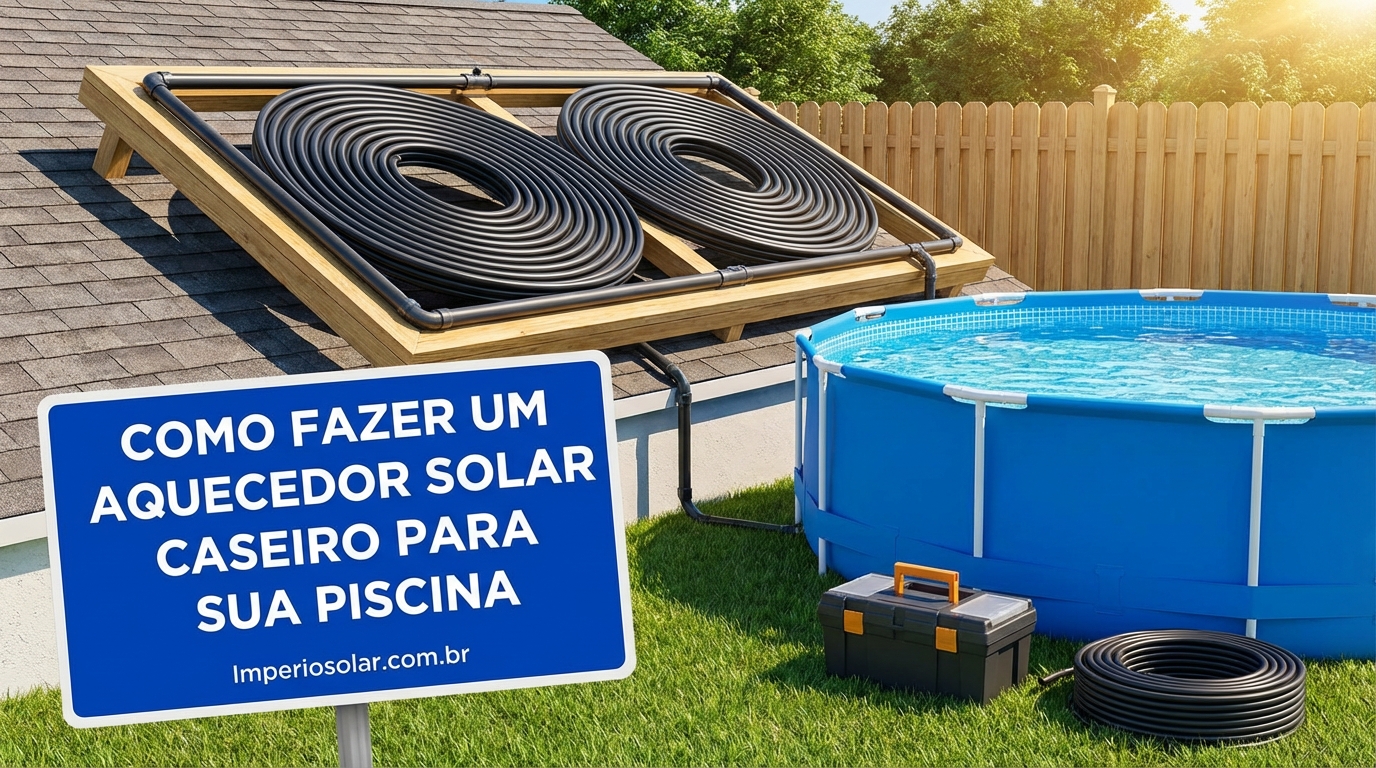 como fazer um aquecedor para piscina de plástico