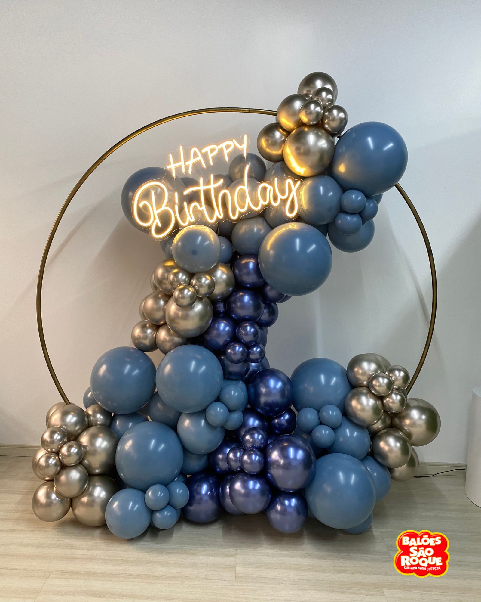 como fazer um arco de bexigas