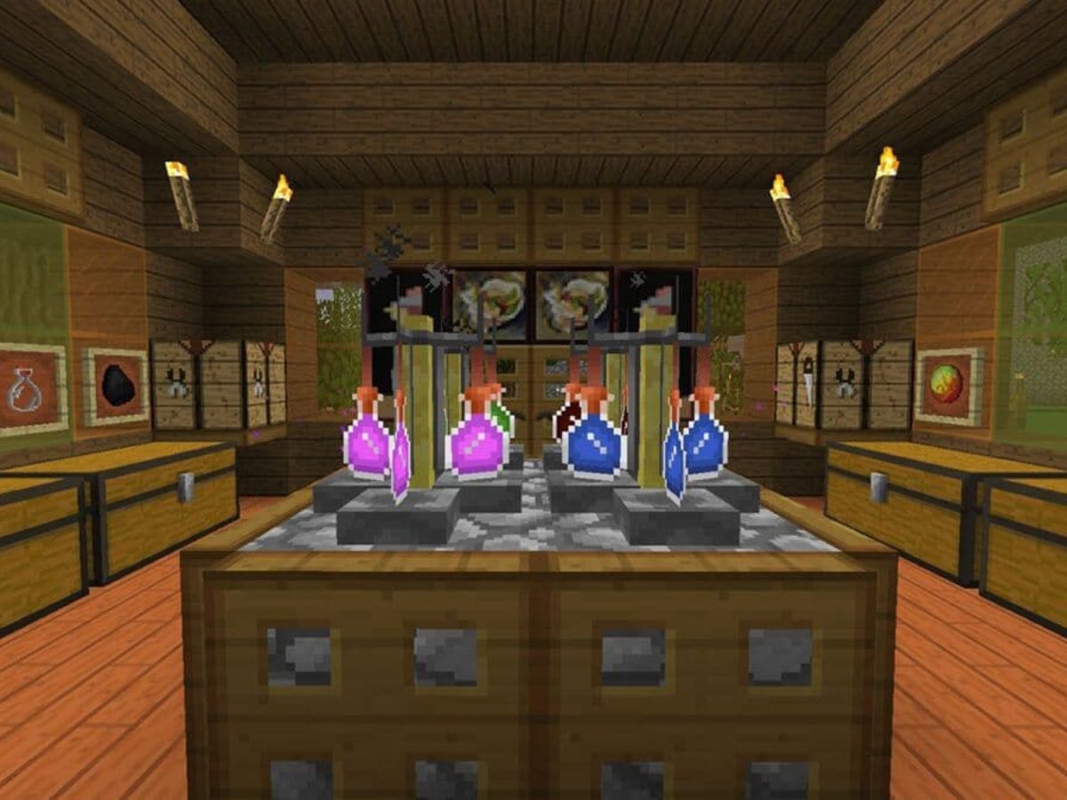 Guia de Frascos e Água Encantada no Minecraft