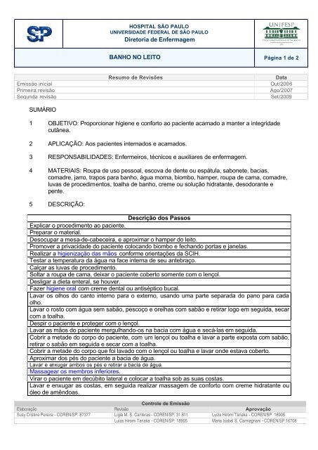 A Importância da Higiene Oral na Anotação de Banho no Leito