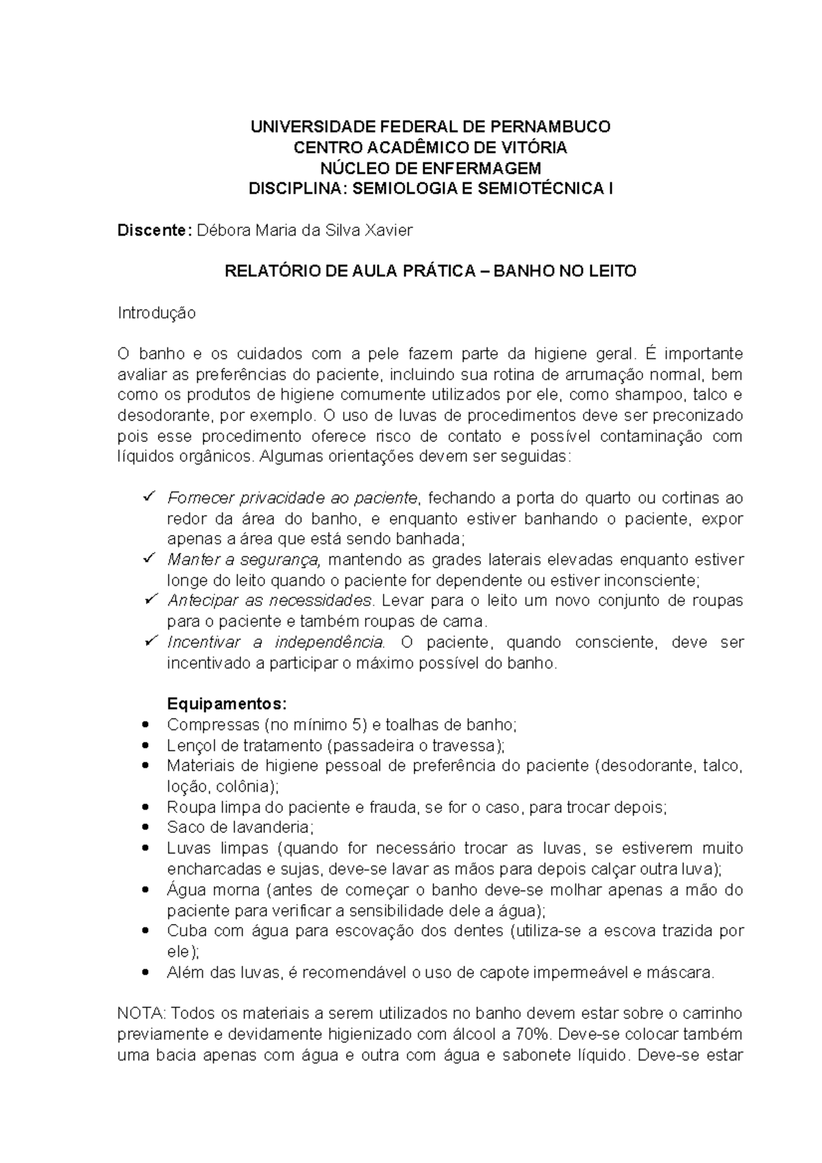 Pacientes Agitados: Estratégias para um Banho no Leito Seguro e Bem Anotado