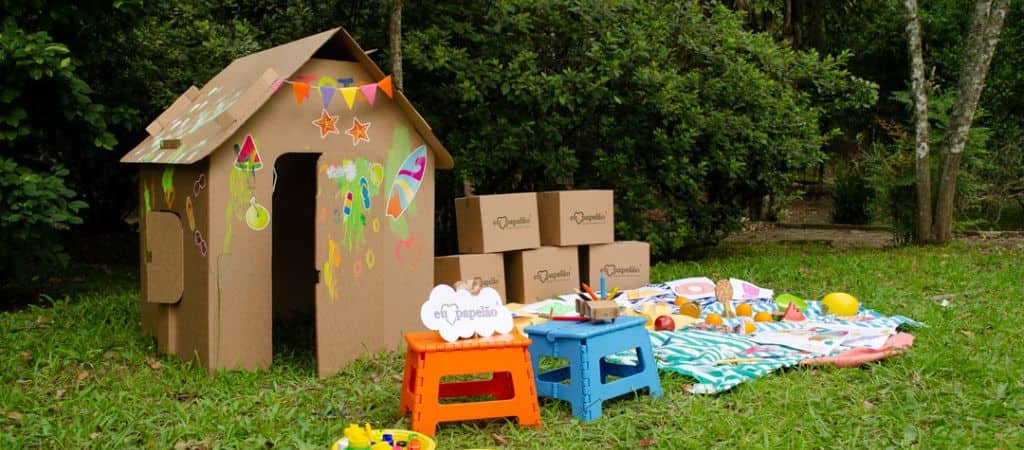 erros comuns ao fazer cabana de papelão