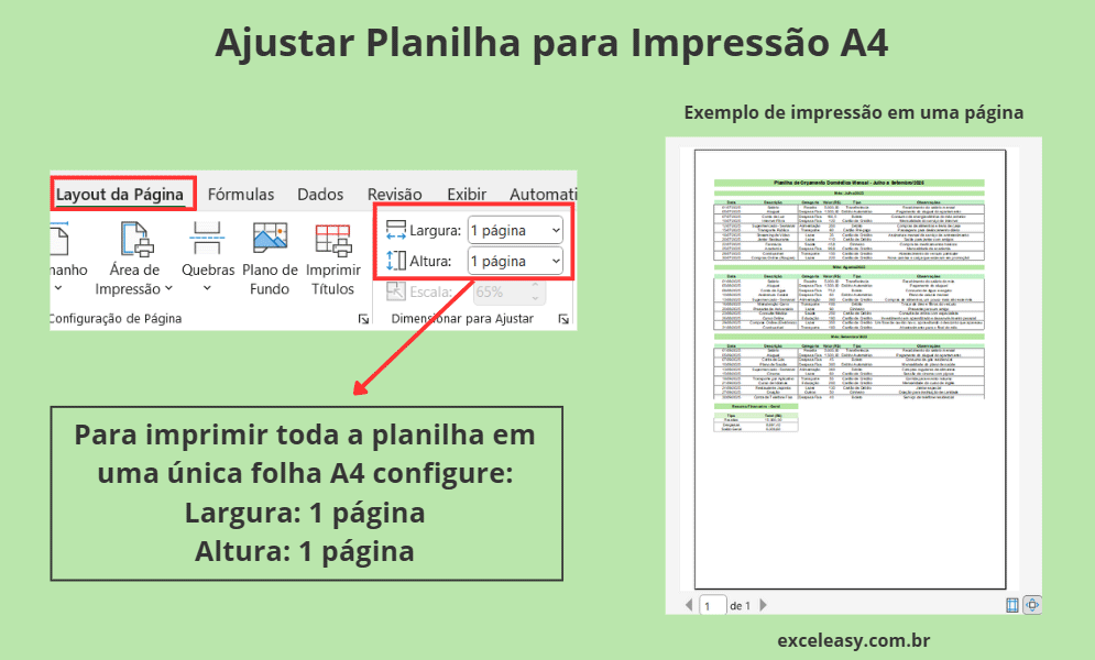 Como criar uma folha quadriculada no Excel
