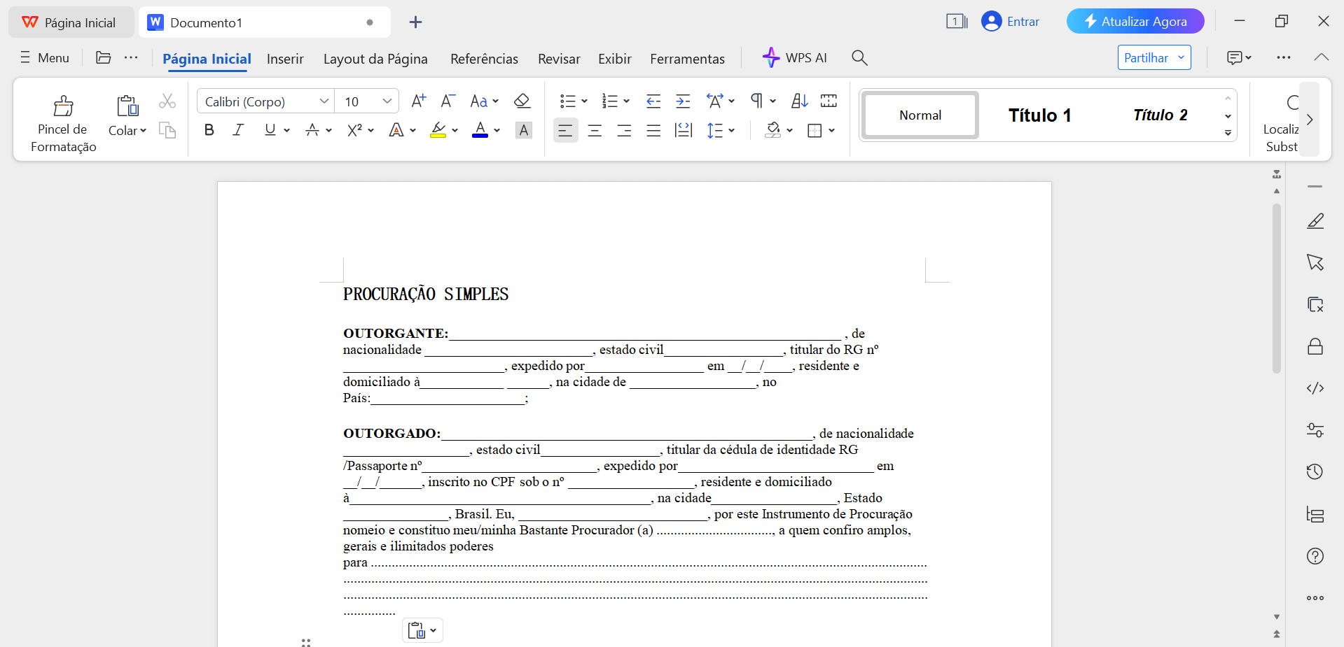erros comuns ao assinar procuração digital