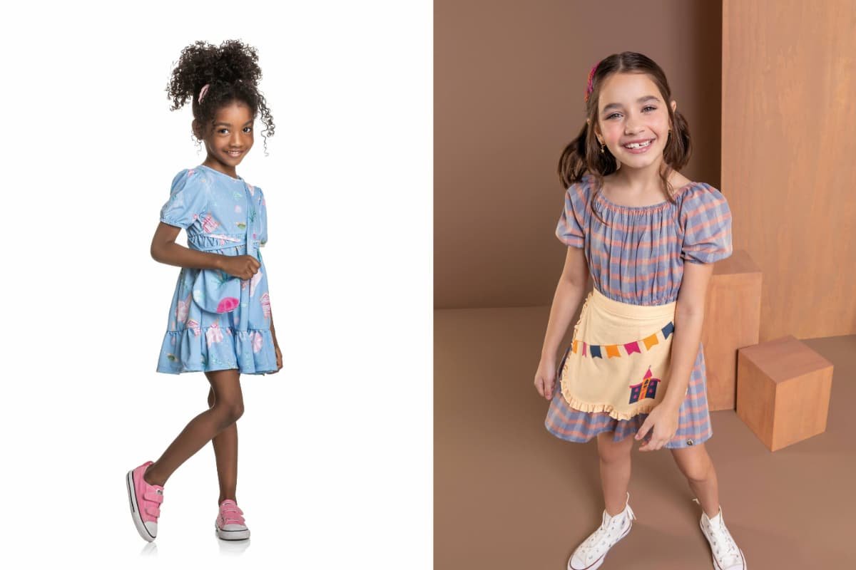 Ideias de vestidos de festa junina para meninas