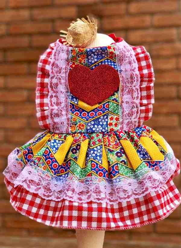 Como fazer saia de babado para vestido junino