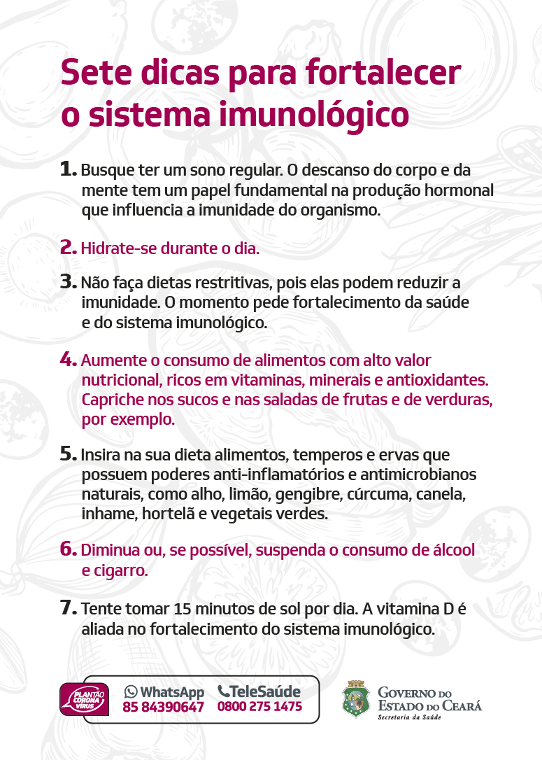 como fortalecer o sistema imunológico rapidamente