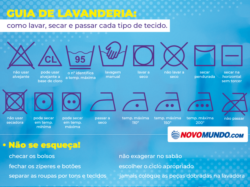 Como ler e entender os símbolos da etiqueta de roupa