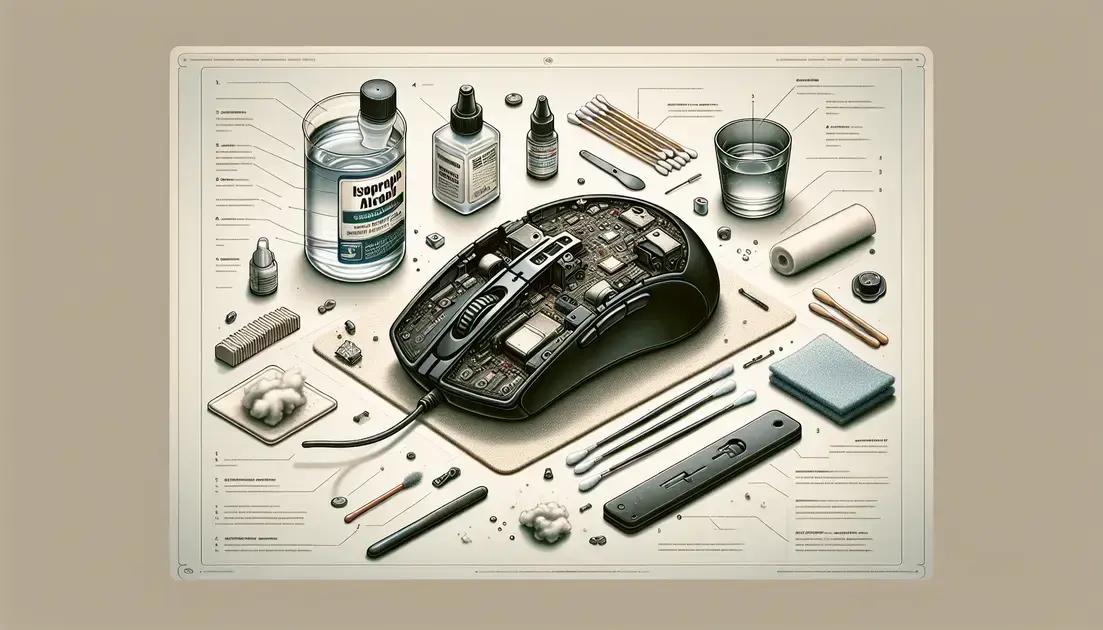 mouse grudento o que fazer para limpar