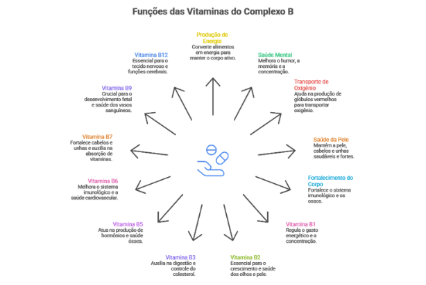complexo b para que serve benefícios
