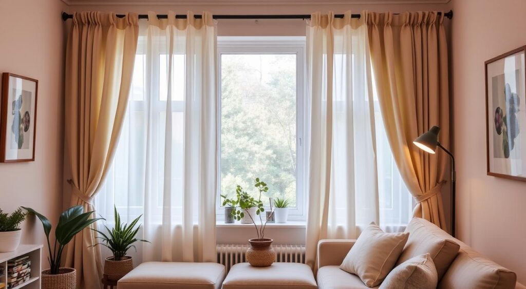 ideias de cortinas modernas para sala de estar