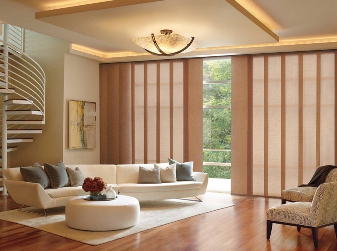 ideias de cortinas modernas para sala de estar