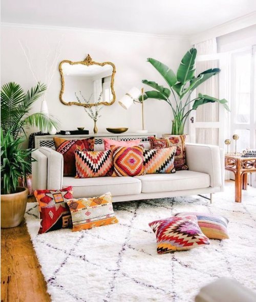 decoração boho chic