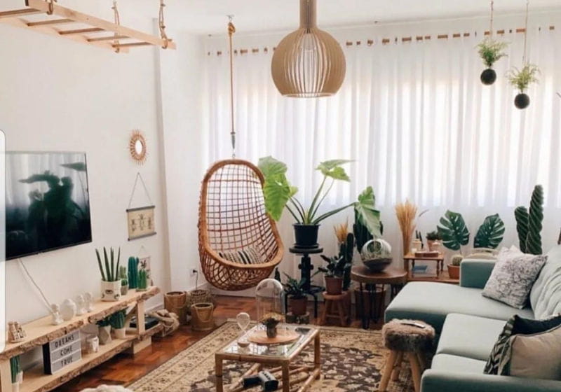 decoração boho chic