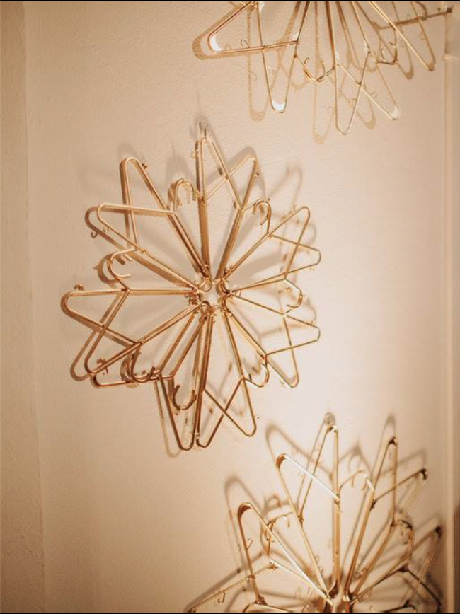 diy decoração com cabides