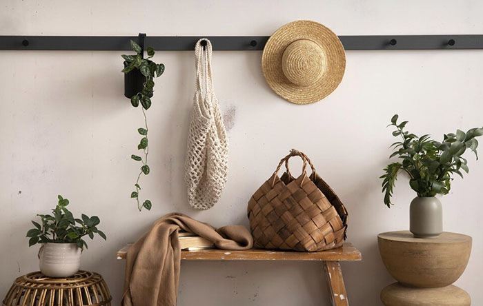 organização com cabides