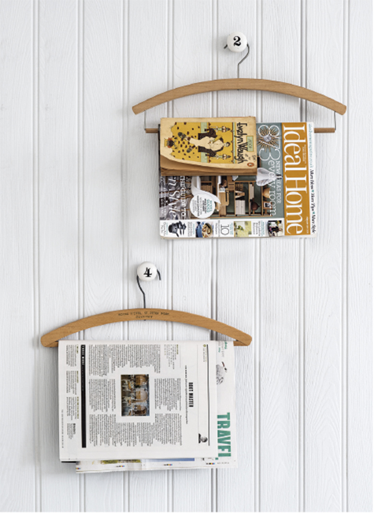 cabides reciclados decoração