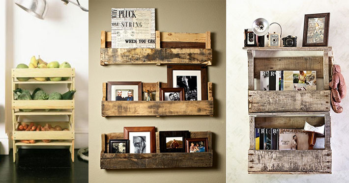 Transforme sua casa: Móveis funcionais com caixotes de feira